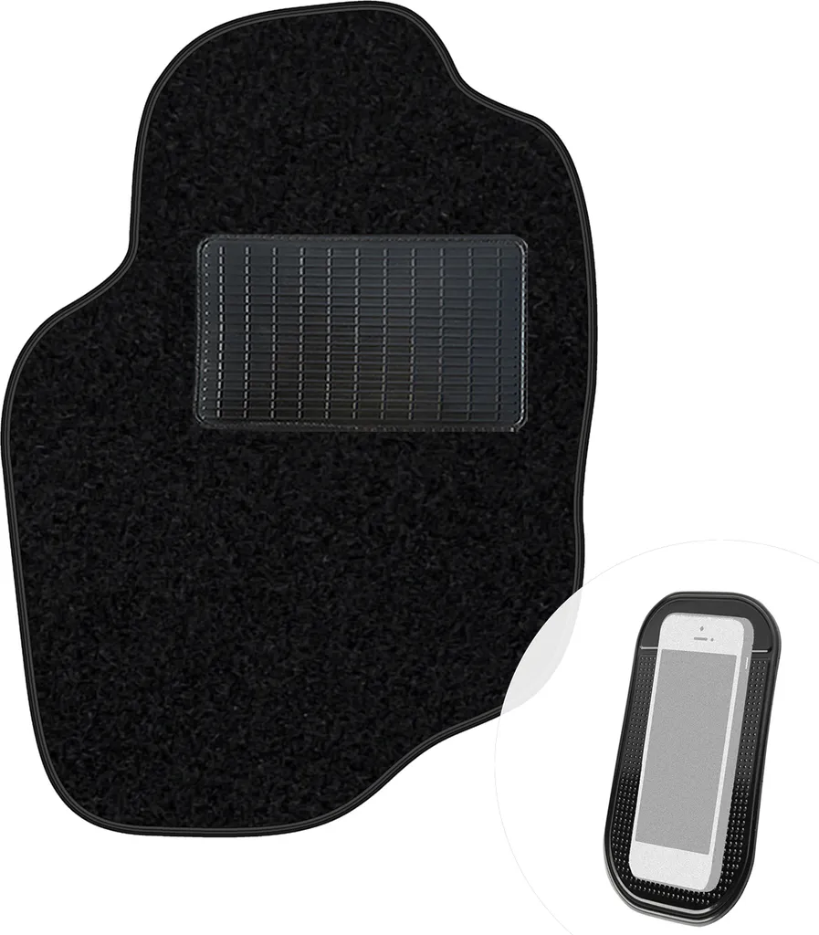 Tappetino in Velluto Nero Mitsubishi Lancer (96-03) moto-MOLTICO