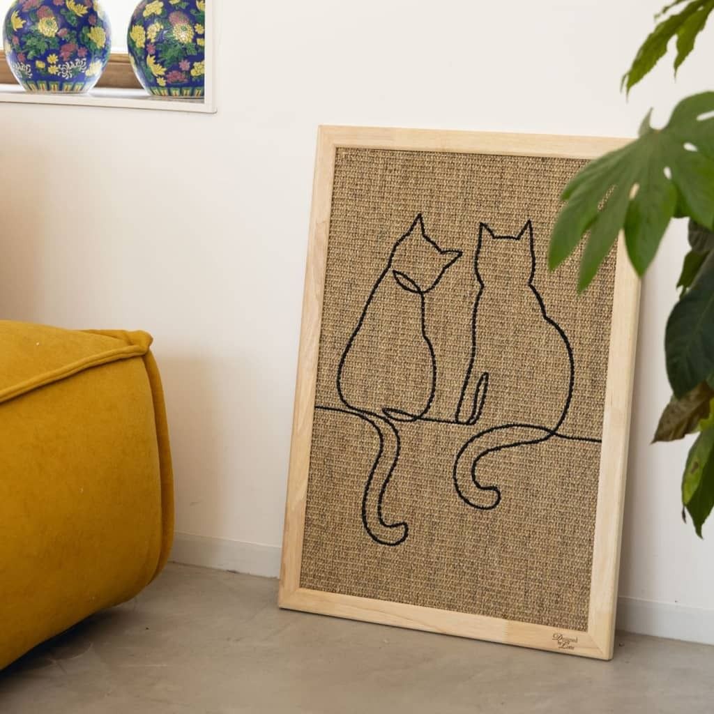 Designed by Lotte Katze Kratzbrett Poezels 70x50x2 cm Holz Produktbild 3