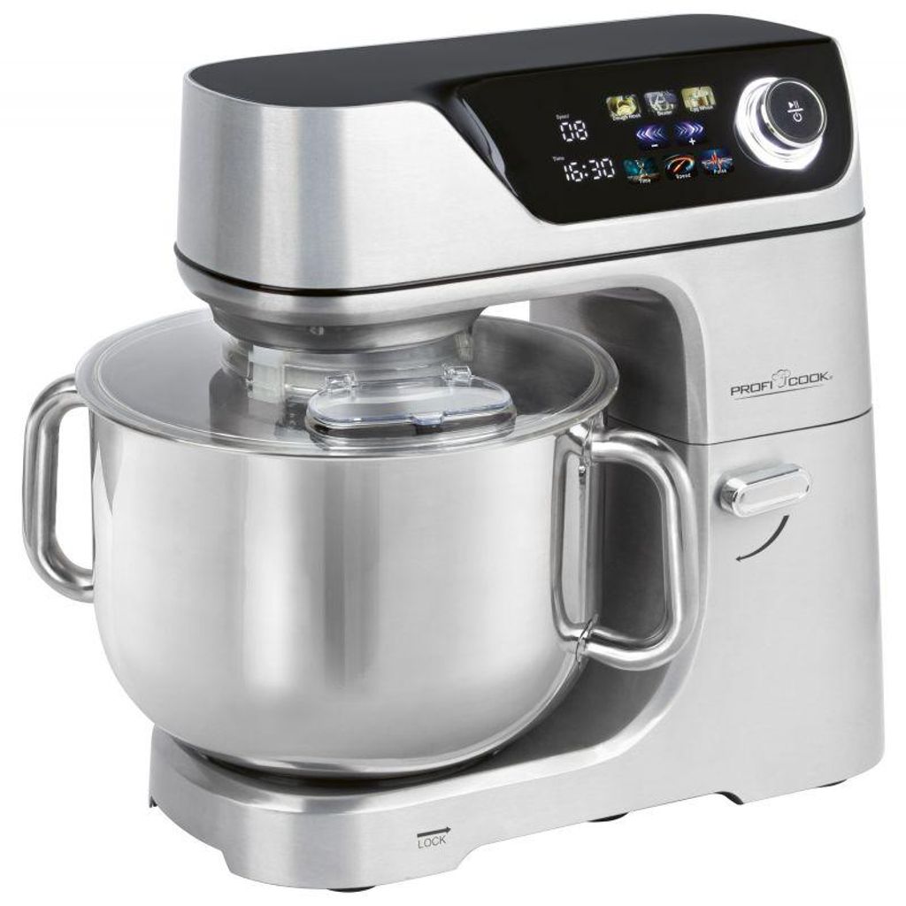 Robot Pétrin Boîtier Aluminium 10L 2000W Proficook Image du produit 