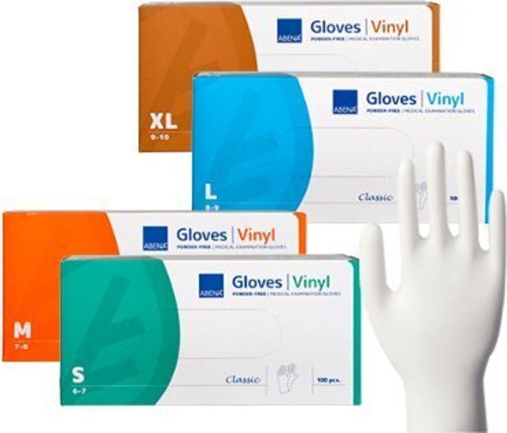Guantes De Vinilo, Talla Mediana, Sin Talco, 4425, 100 Imagen del producto 