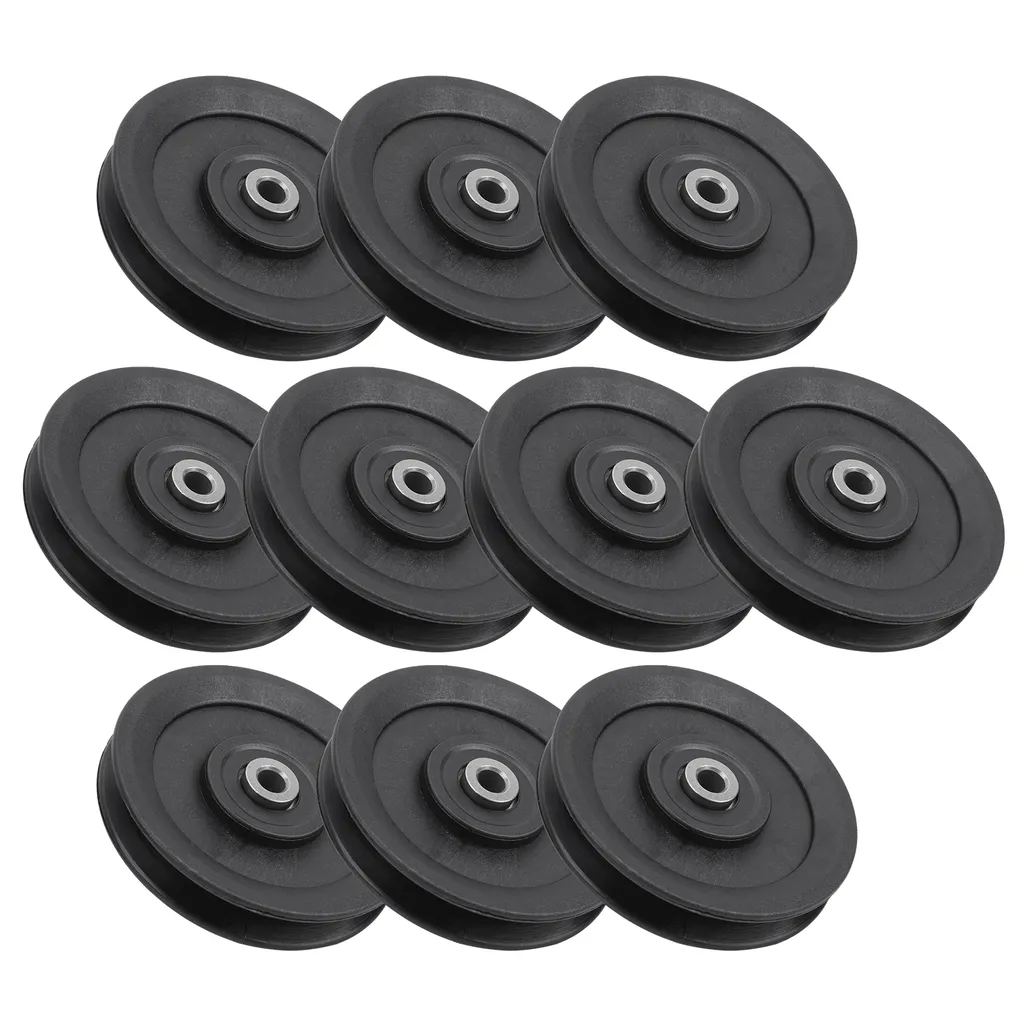 Poulie nylon silencieuse 115 mm avec roulement billes pour musculation pro