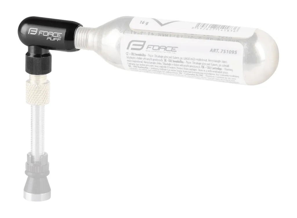 Contre-angle FORCE PUFF gonfleur CO2 pour réparation pneu vélo - 2