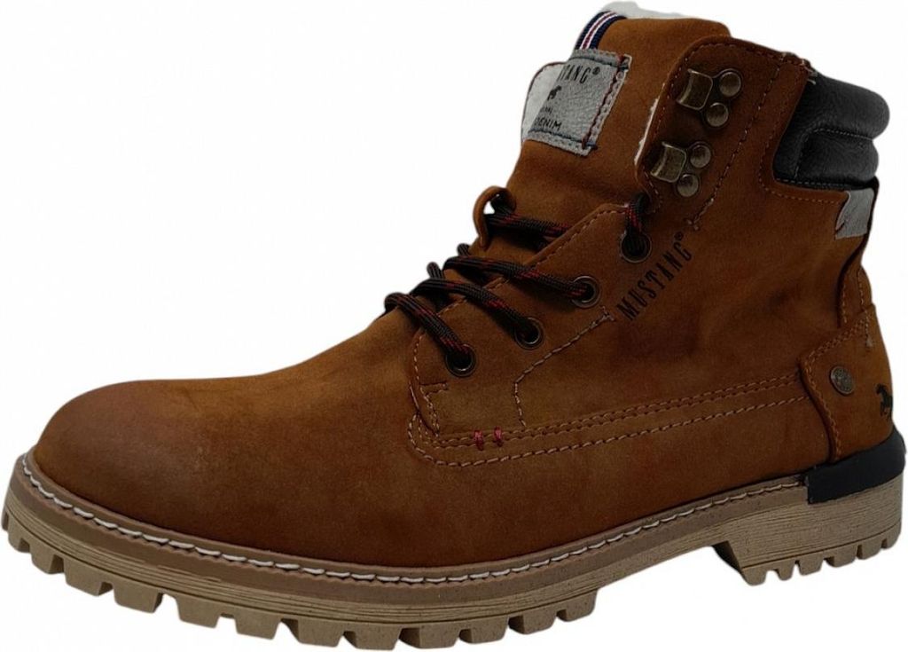 Mustang Mustang Schnürstiefel Braun