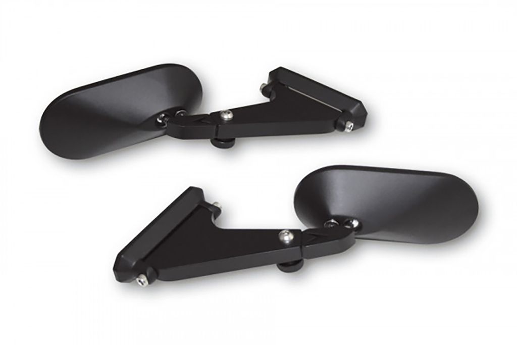 SHIN YO Verkleidungsspiegel verstellbarer Arm schwarz