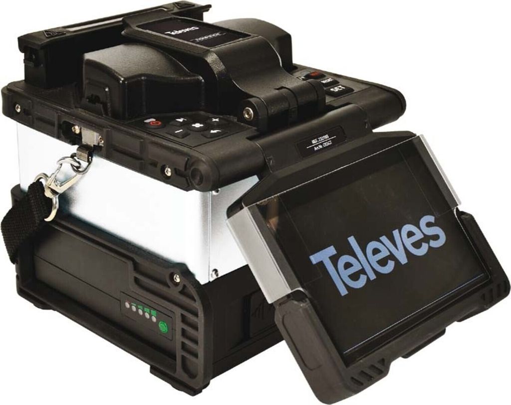 TELEVES Lichtbogen Spleißgerät mit Zubehör OSSGT