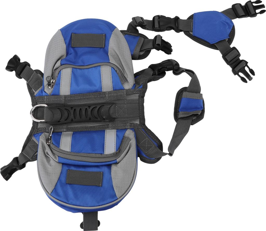 Hound Dog Satteltaschen Camping Wanderwanderung Reflexionsstreifen Rucksack Sattel für kleine mittelgroße große Hundekl.