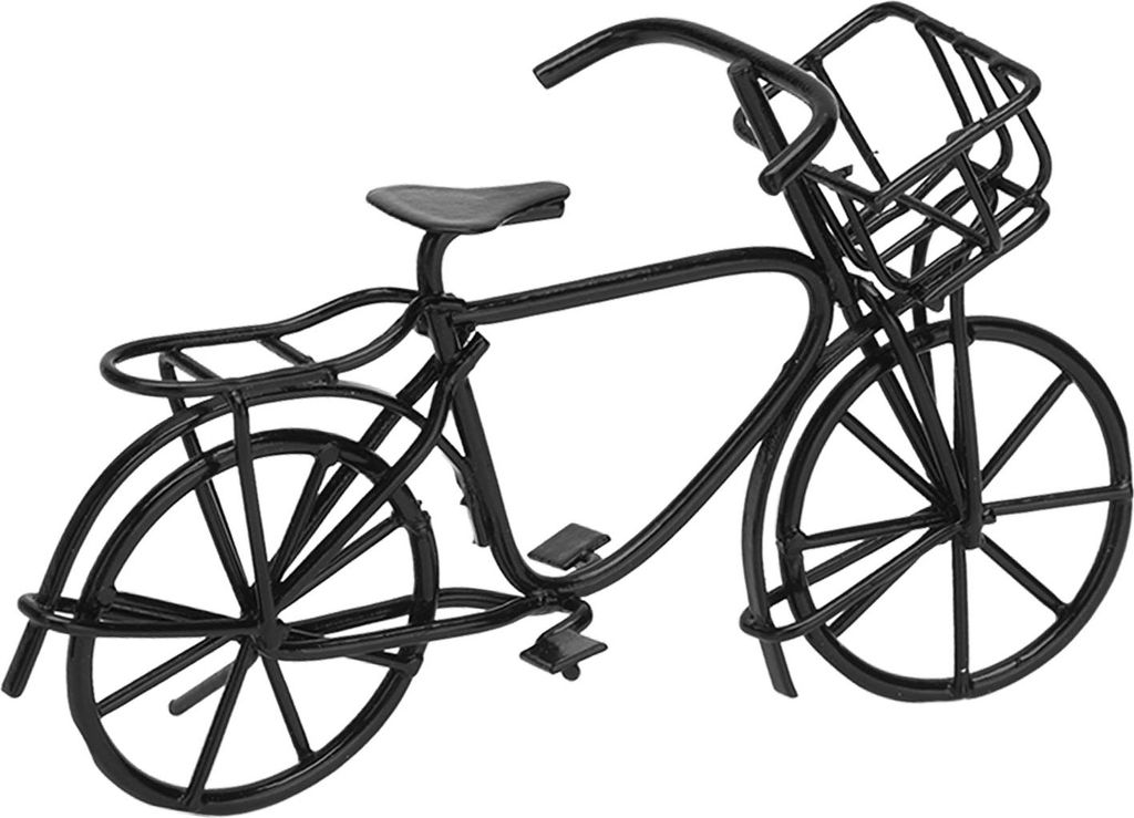 Puppenhaus Metallfahrrad Modische Simulation 1:12 Miniaturdekoration