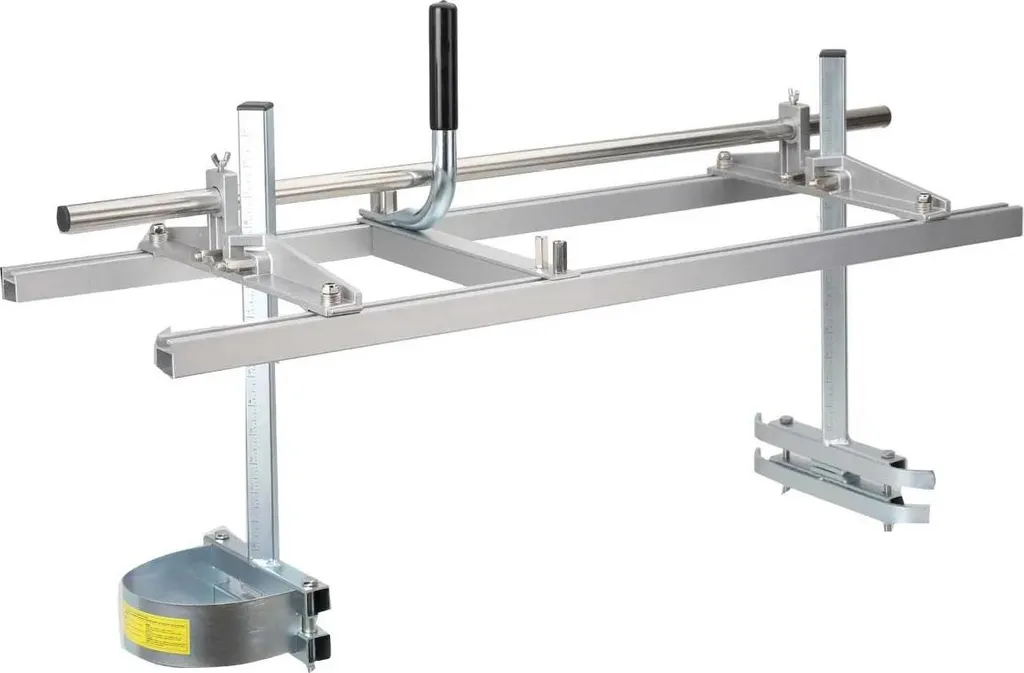 Guida per Motosega Segheria Mobile - Acciaio Inox - Taglio 35-91 cm
