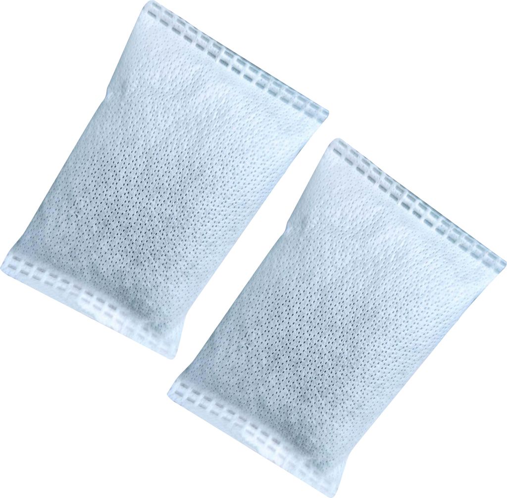2 Stück Bambuskohlebeutel, stinkende Entfernung von Schränken, Deodorant, Trockenmittel, Absorber-Weiß