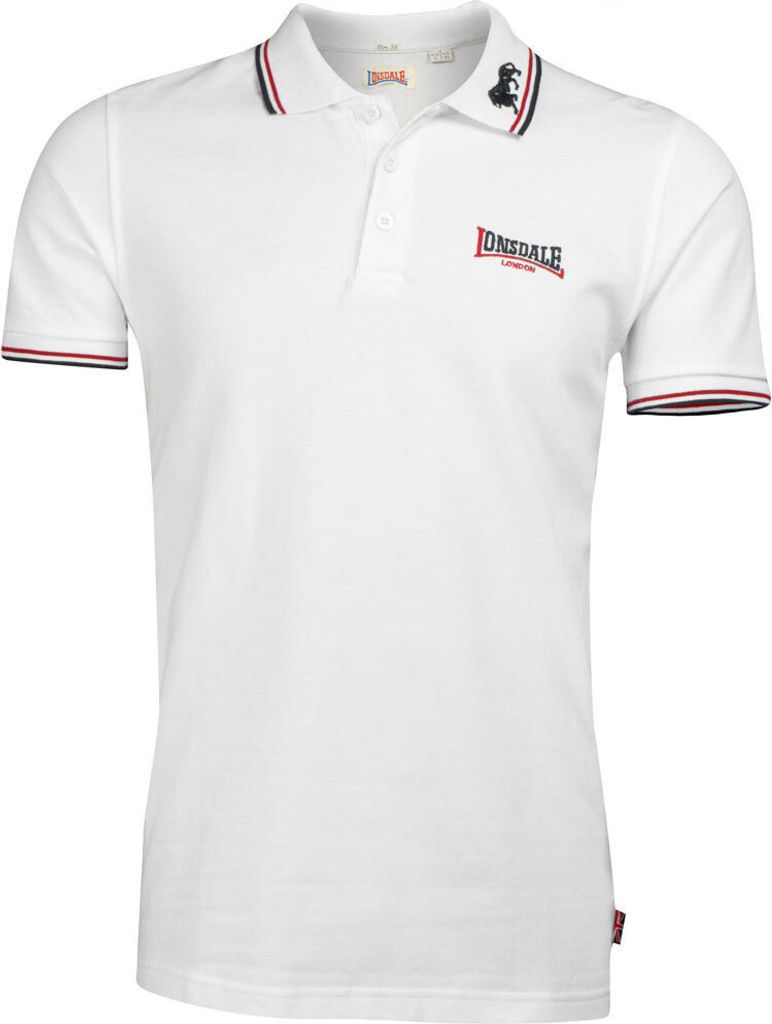 Polo Lonsdale Lion Taglia: L, Colore: Bianco Immagine del prodotto 