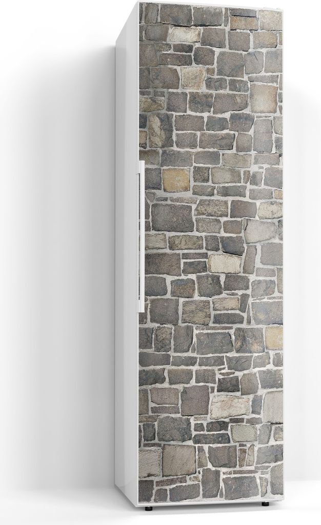 DEQORI Magnetmatte Kühlschrank beschreibbar 60x200 cm 'Steinmelodie' Magnetfolie
