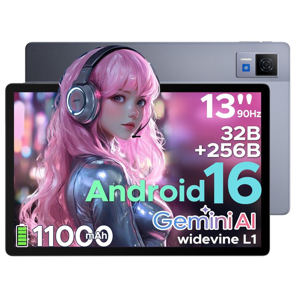 DOOGEE U13 Tablet - Android 16, 13 Zoll,32GB(6+26)GB Produktbild 