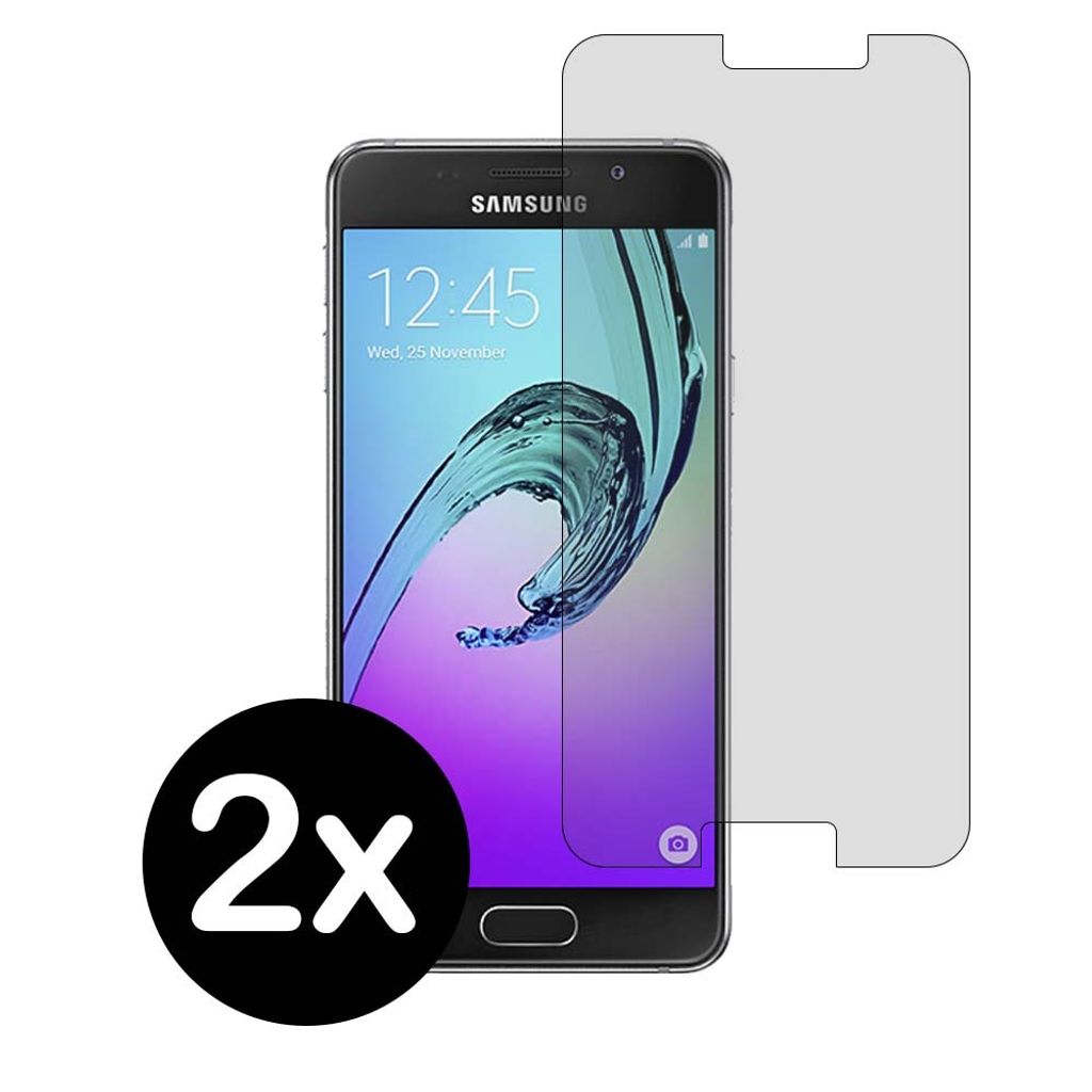 Smartphonica Displayschutzfolie für Samsung Galaxy A3 2016 aus Glas - 2 Stück