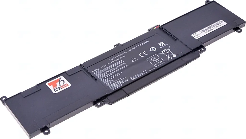 Nuova Vita al Tuo Asus BX303UB | Batteria T6 Power 4000mAh 11.3V Nero