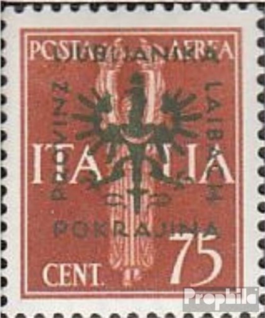 Briefmarken Laibach (Dt.Bes.2.WK.) 1944 Mi 23 postfrisch Aufdruckausgabe