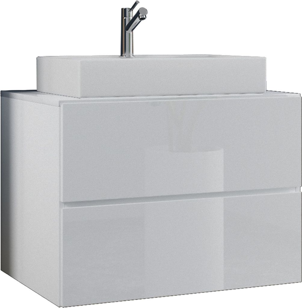 2pcs wastafel wastafel / wastafel kast breedte 60 cm / Productafbeelding 