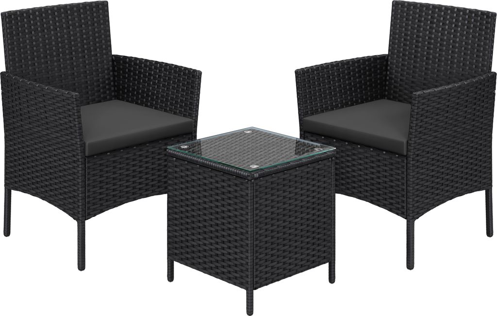 SONGMICS (3-tlg) Balkonmöbel, Gartenlounge-Set, aus Produktbild 