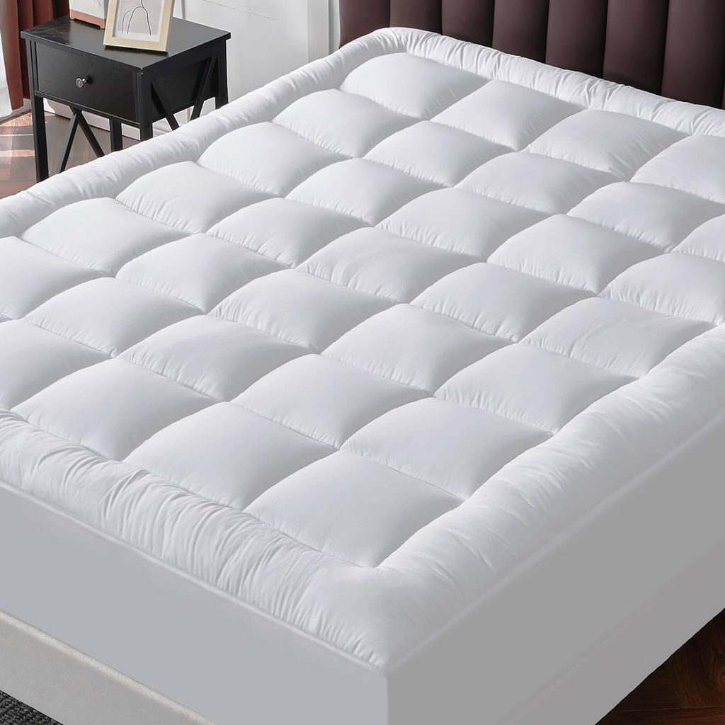 Matratzenauflage Matratzen-Topper,Matratzenauflage 90x200,140x200cm Soft-Touch atmungsaktive Matratzenschoner Unterbett Matratzenschutz mit Gummiband