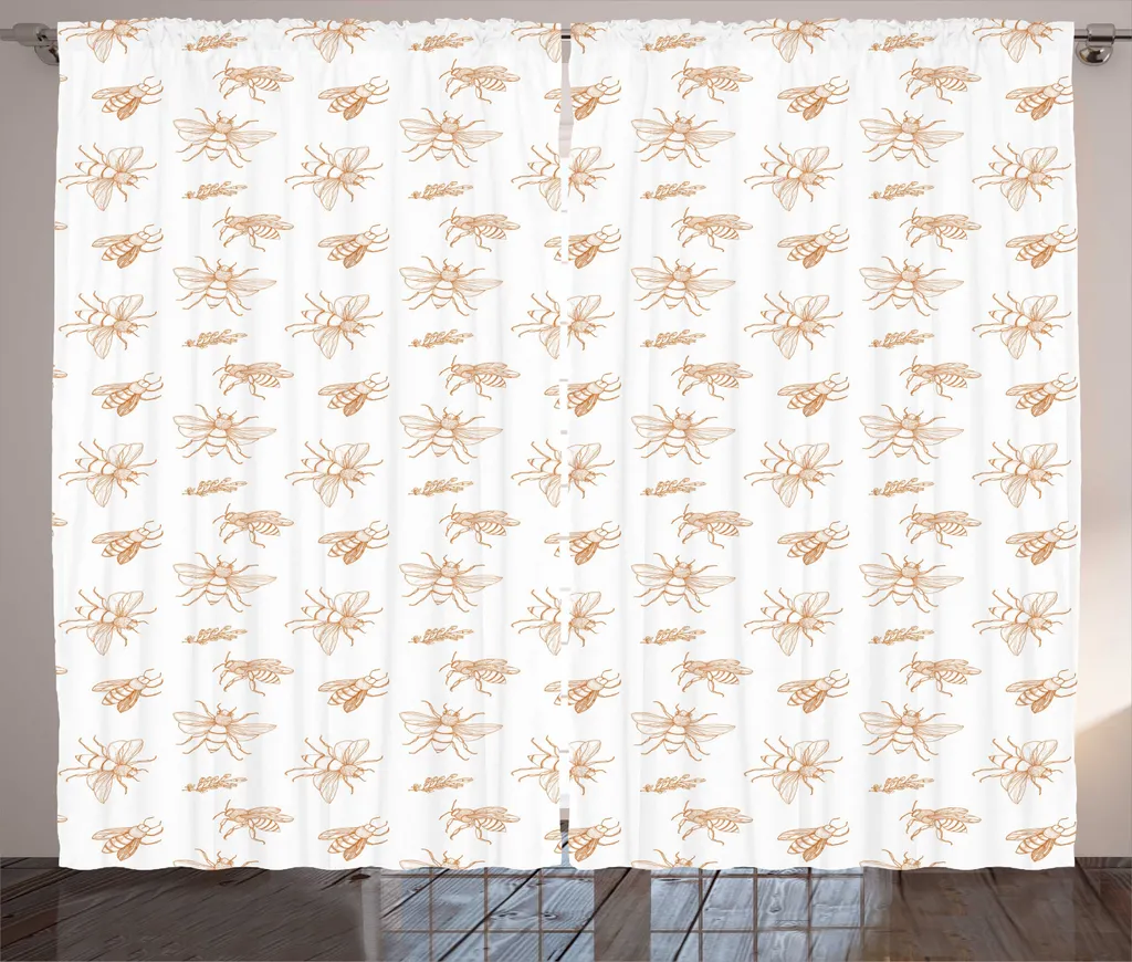 Tenda Regina delle Api ABAKUHAUS 280x245 cm Rustica Ambra Bianco