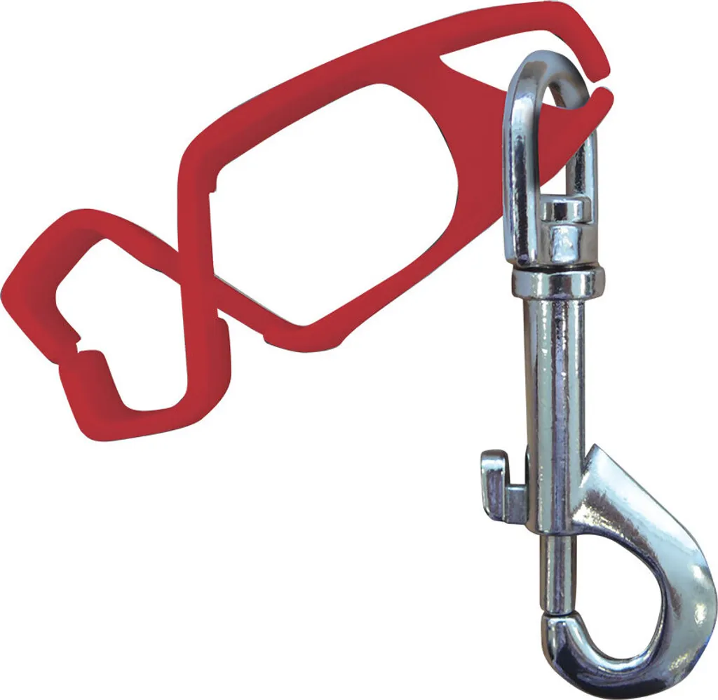 Clips à gants rouge lot de 40 pièces pour gants de travail et ski