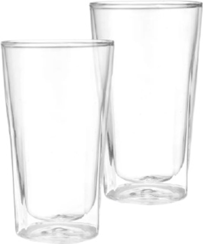 Set mit 2 Fissman-Ristretto-Gläsern, Borosilikatglas, 8,2x14 cm, transparent