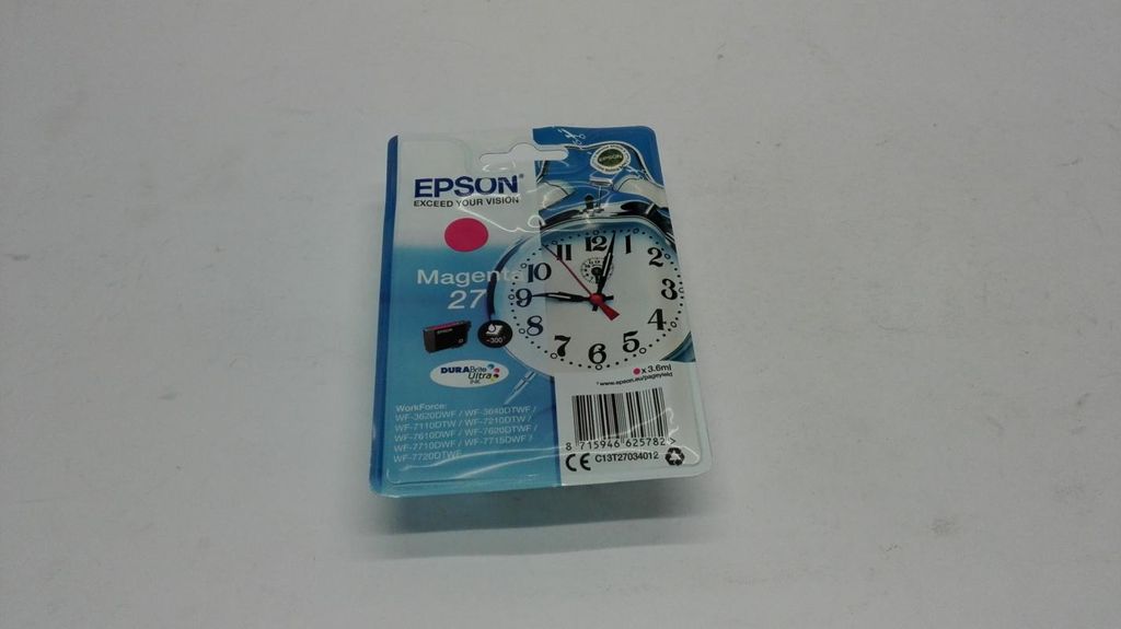 Epson Alarm clock Singlepack Magenta 27 DURABrite Ultra Produktbild 