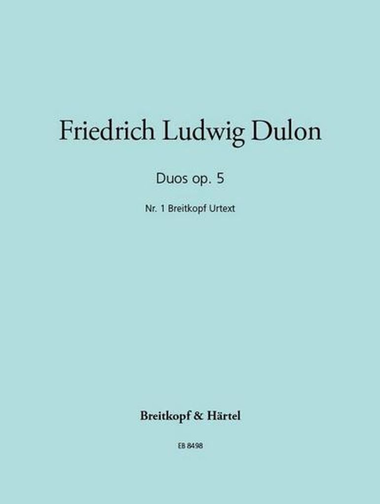 Duett G-Dur op.5,1für 2 Flöten