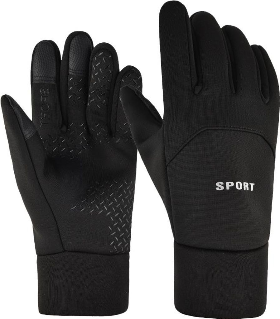 Herren-Winterhandschuhe, warm, wasserdicht, Produktbild 