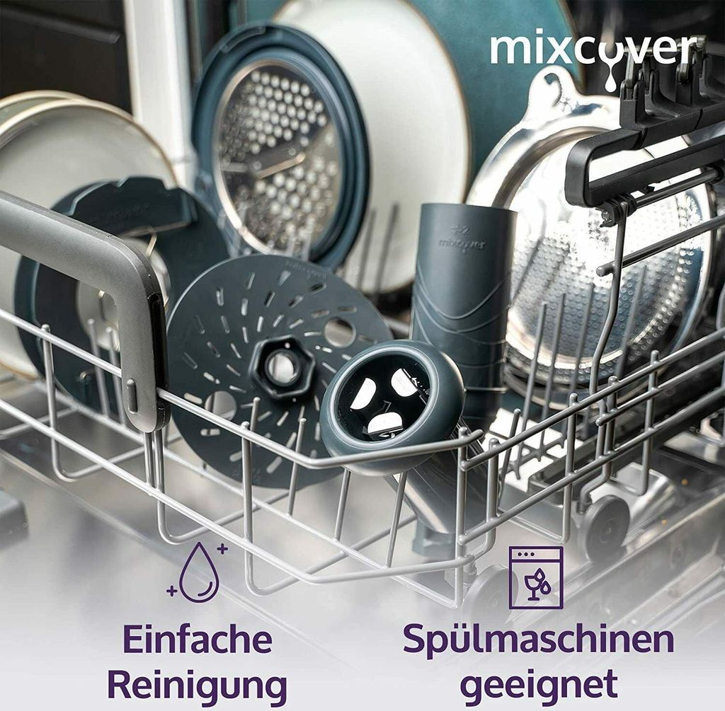 mixcover Spiralschneider Gemüsenudeln schneiden kompatibel mit Thermomix TM6 TM5