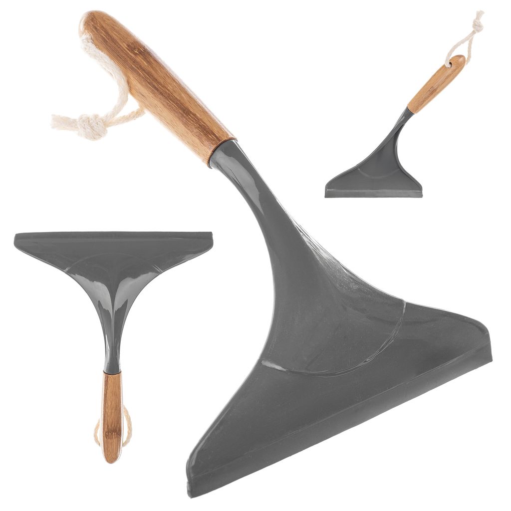 KADAX Fensterabzieher, Unterlegscheibe für Spiegel, Duschkabinen, Fenster, grau