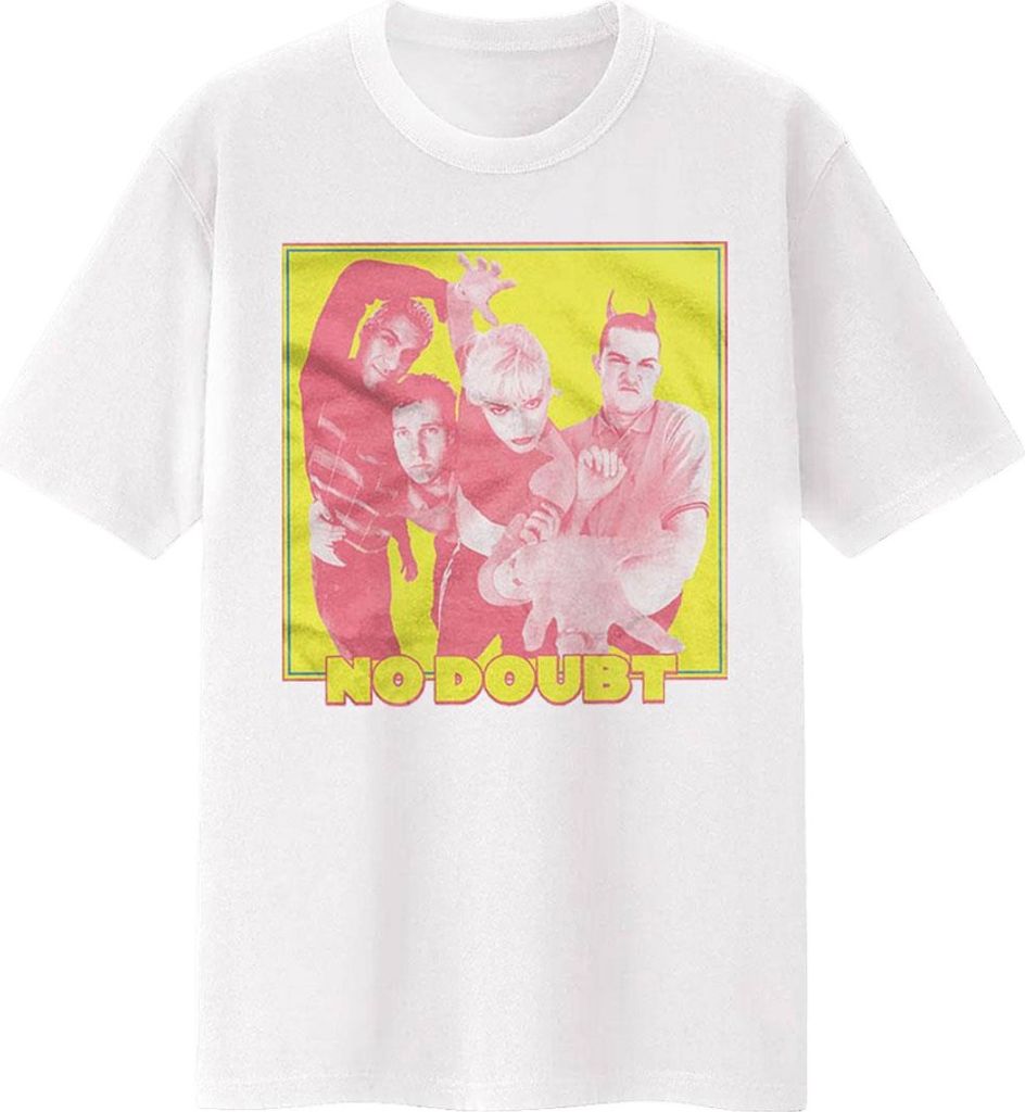 No Doubt - T-Shirt für Herren/Damen Uni RO8908 (L) (Weiß) Produktbild 