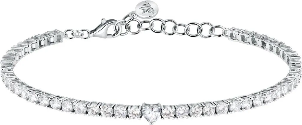 Bracelet en argent coeur Tesori SAIW166 - Bijou romantique pour femme