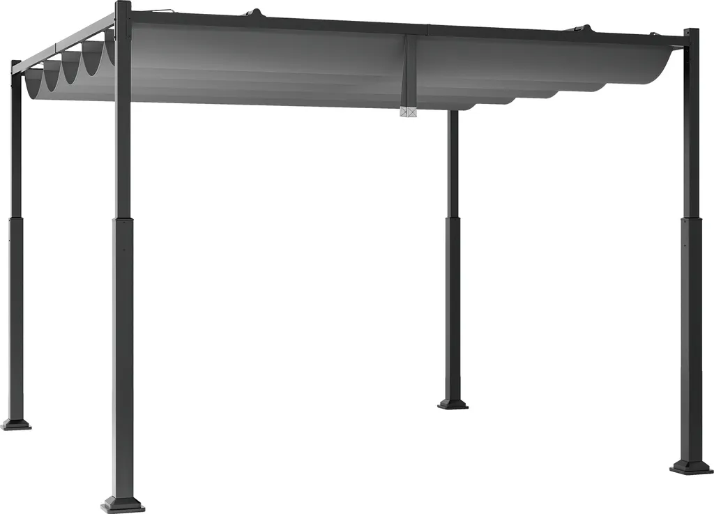 Pergola Stable Anti-UV 3,1x3,1m Solution Ombre pour Jardin et Terrasse