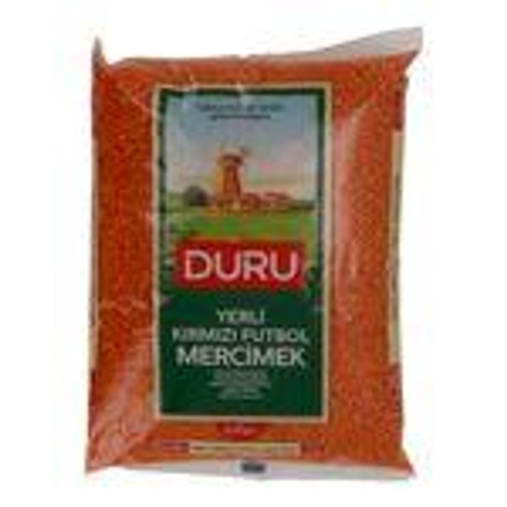 Runde Rote Linsen Duru Yerli Kırmızı Futbol Mercimek | Hülsenfrüchte | 2000 g