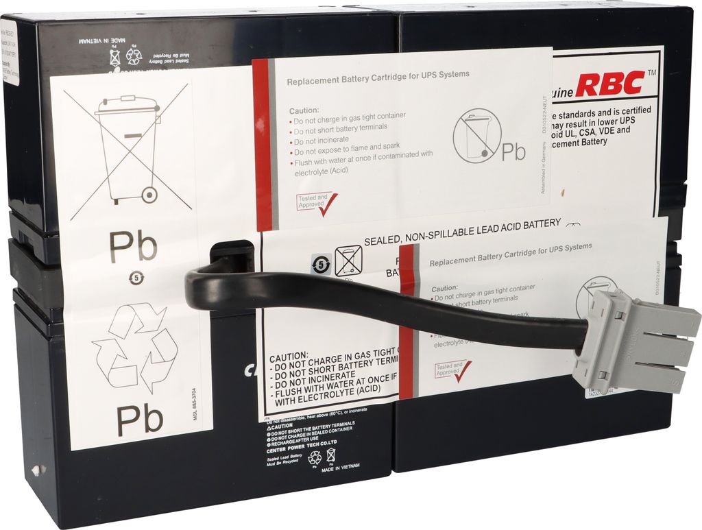 APC Smart UPS SC 1500 Ersatzakku, ersetzt RBC59 Akku