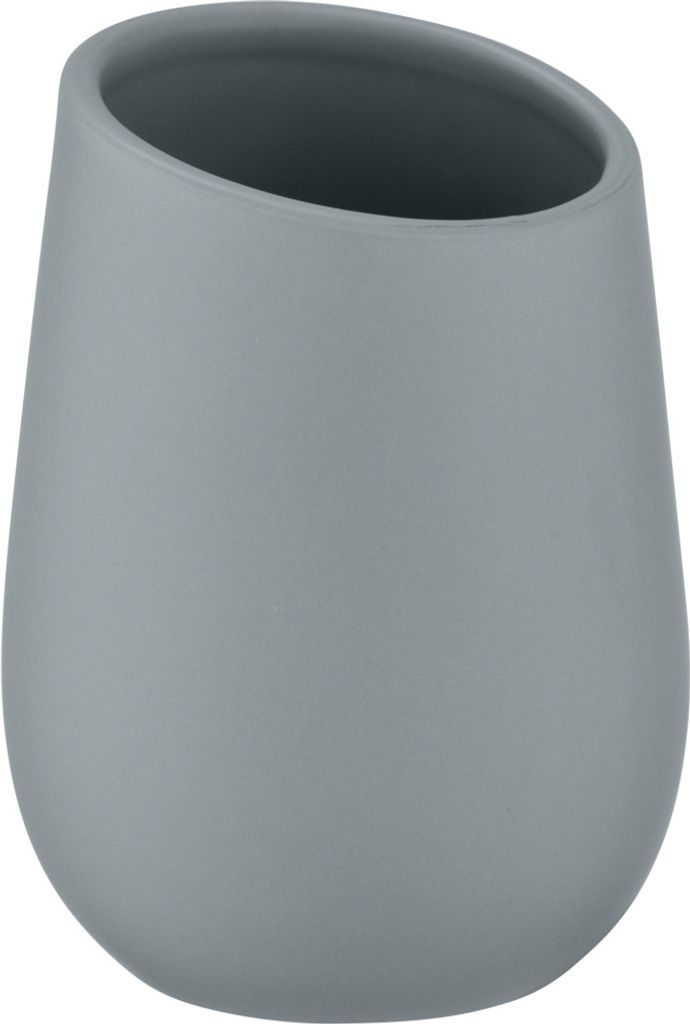 Zahnputzbecher Badi Grau Keramik