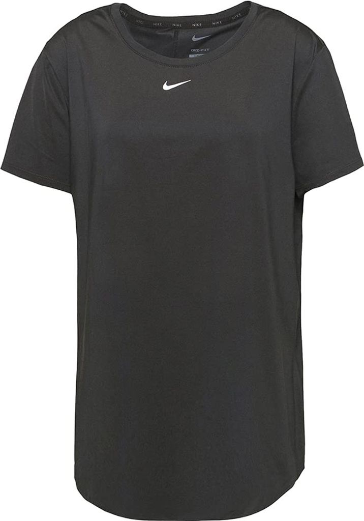 Nike W Nk One Df Ss Slim Top Black/White L Produktbild 1