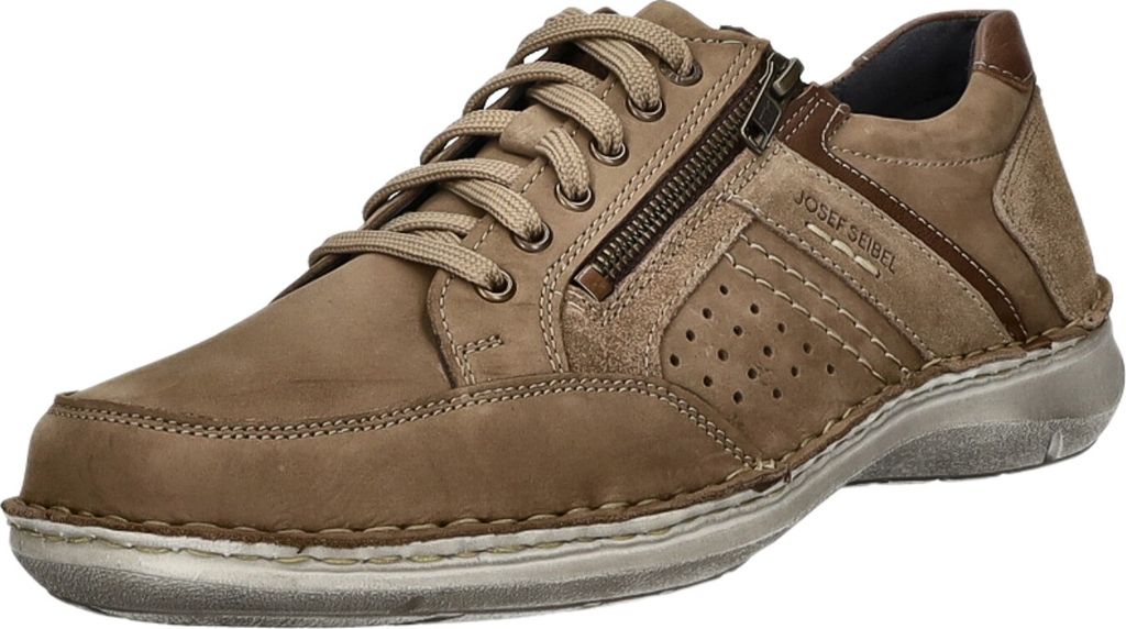 Josef Seibel Schnürhalbschuhe bequem in braun, Gr. 47 Produktbild 