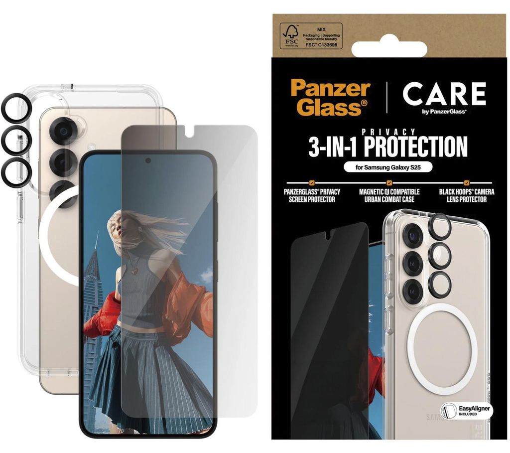 Kit di protezione cura da Panzerglass Flagship 3W1 Immagine del prodotto 