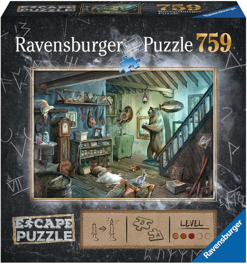 Ravensburger Puzzle Escape Forbidden Basement - 759 Teile Abenteuer
