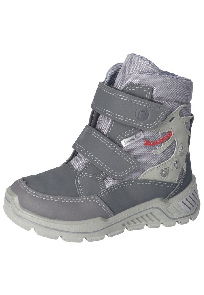 Ricosta Klettstiefel GRISU blinkt Jungen 31363531353934 Grau 32 EU