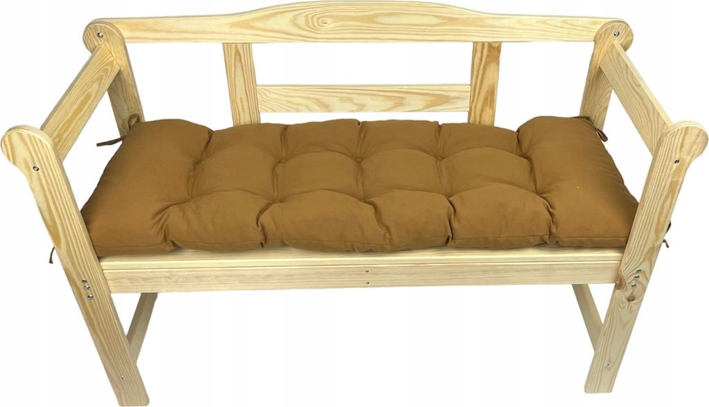 Gartenbankkissen, Kamelfarbe, 180x40x8, Gartenkissen, Gartensitzkissen, Outdoorkissen, Gartenkissen