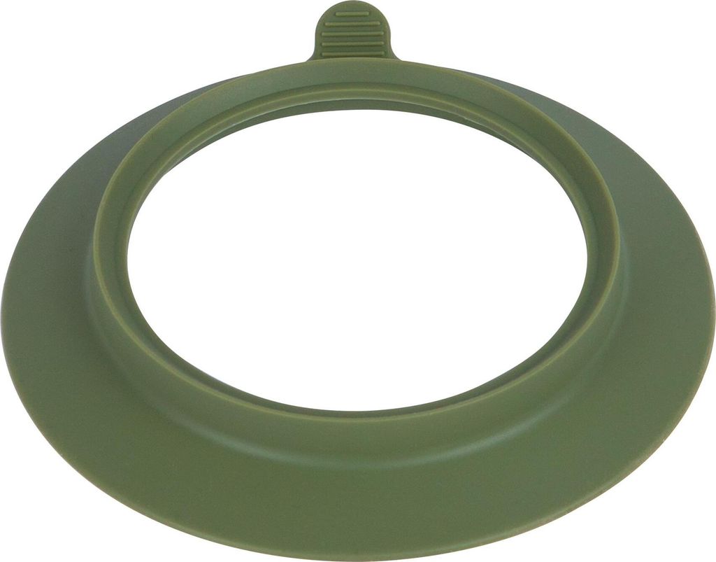 1x Olivgrün Kinder Bambus Schüssel-Saugnapf - Silikon Bleib Dran Halter Dichtung für Naturfaser Baby Kleinkind Schüssels - Von Tiny Dining