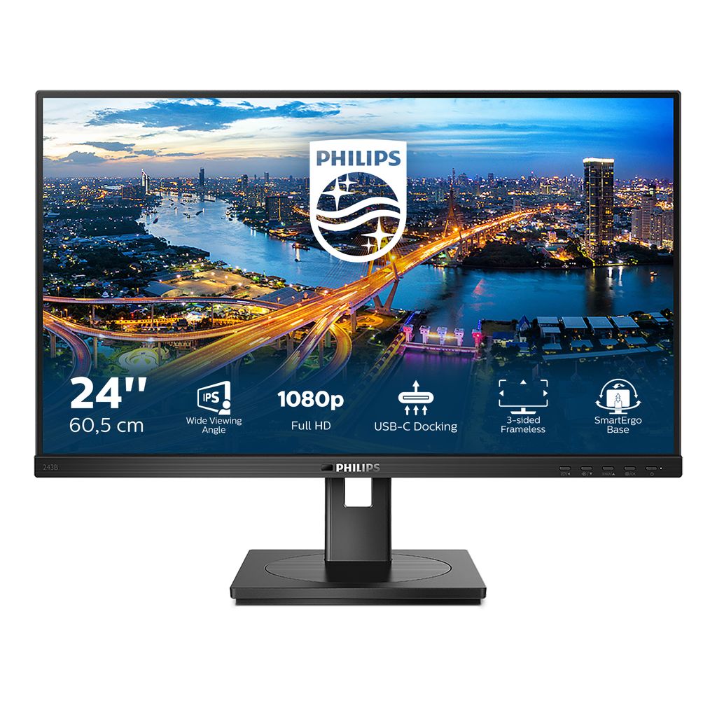 Philips 60,5 cm (23,8") 243B1 16:09 HDMI+DP+USB-C IPS Immagine del prodotto 