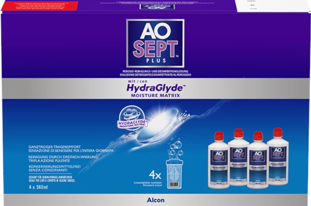 AO SEPT PLUS HydraGlyde, 4 flessen van 360 ml Productafbeelding 