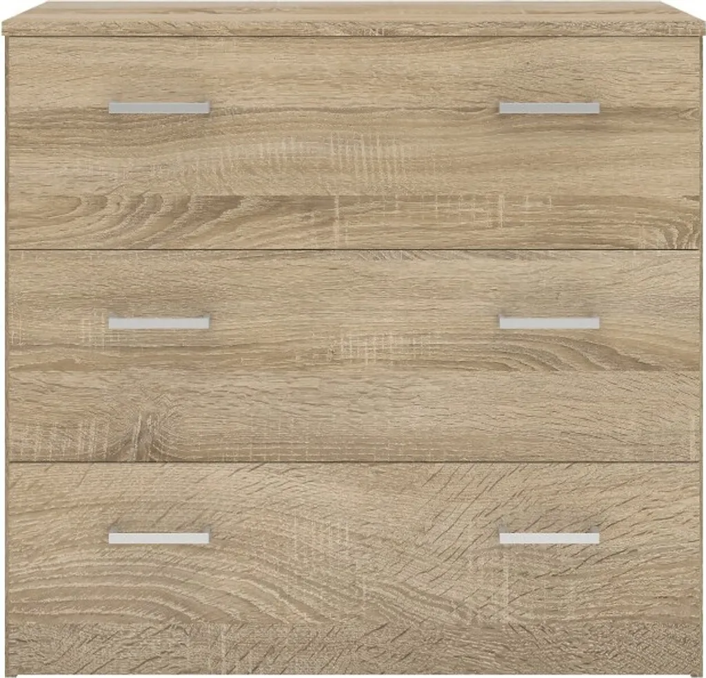 Buffet Bas Sidal I Dub Sonoma - Solution de Rangement pour Petit Espace - 9