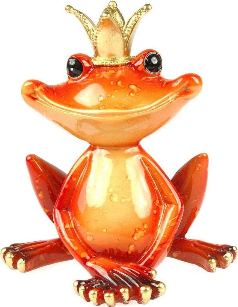 DECO-PLANT Frosch-König rot ca. 12,5 cm H | DP-40022
