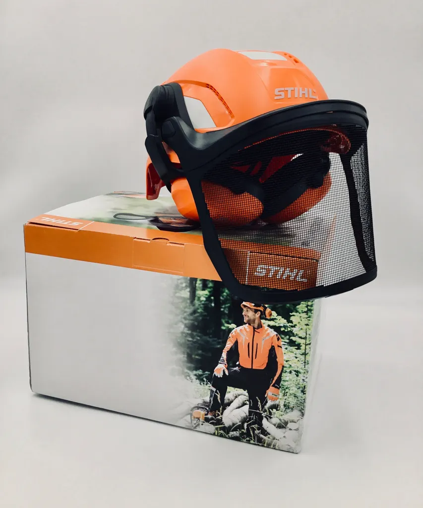 Casque forestier STIHL ADVANCE VENT complet avec visière et antibruit