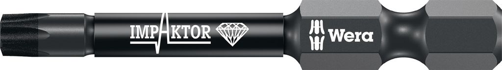 Wera Bit Impaktor T40 Länge 50mm 6-kant 1/4 Zoll diamantbeschichtet 867 / 4 IMP DC DIN3126-D6,3 - 5057667001