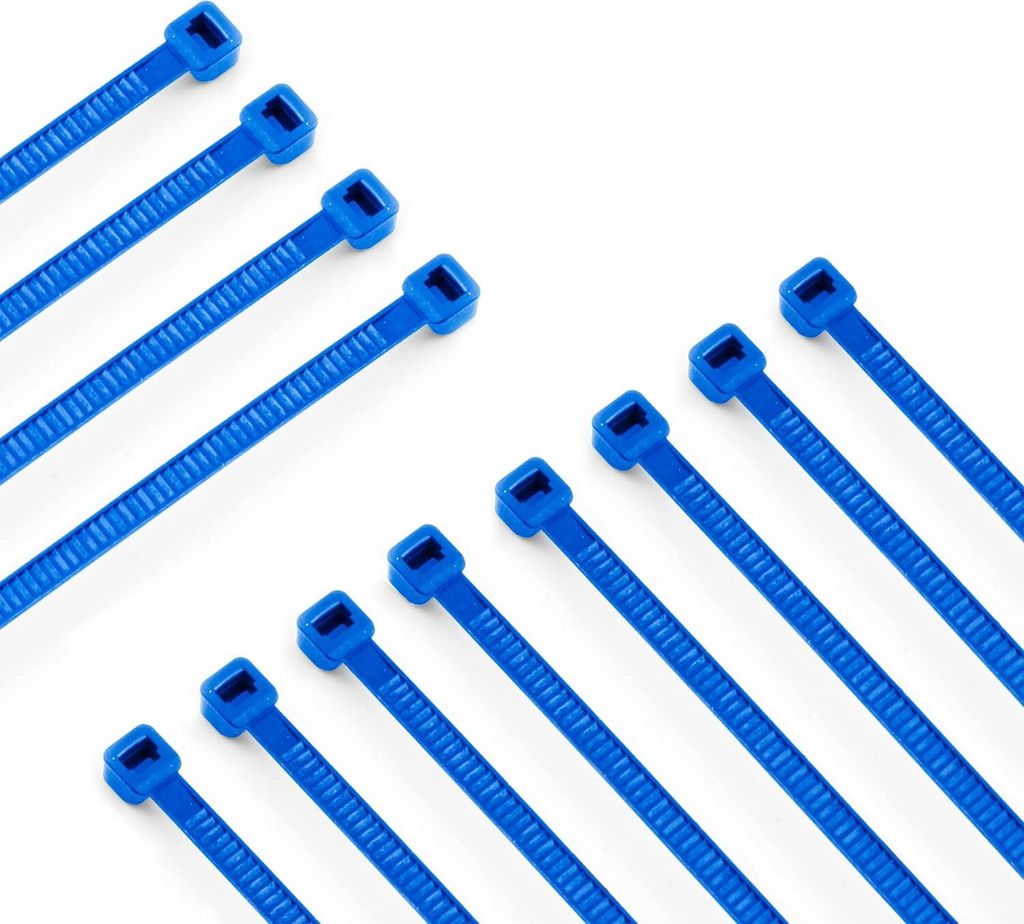 V1 Trade Kabelbinder Set of 100 Stück (2,5 x 100mm, Blau)